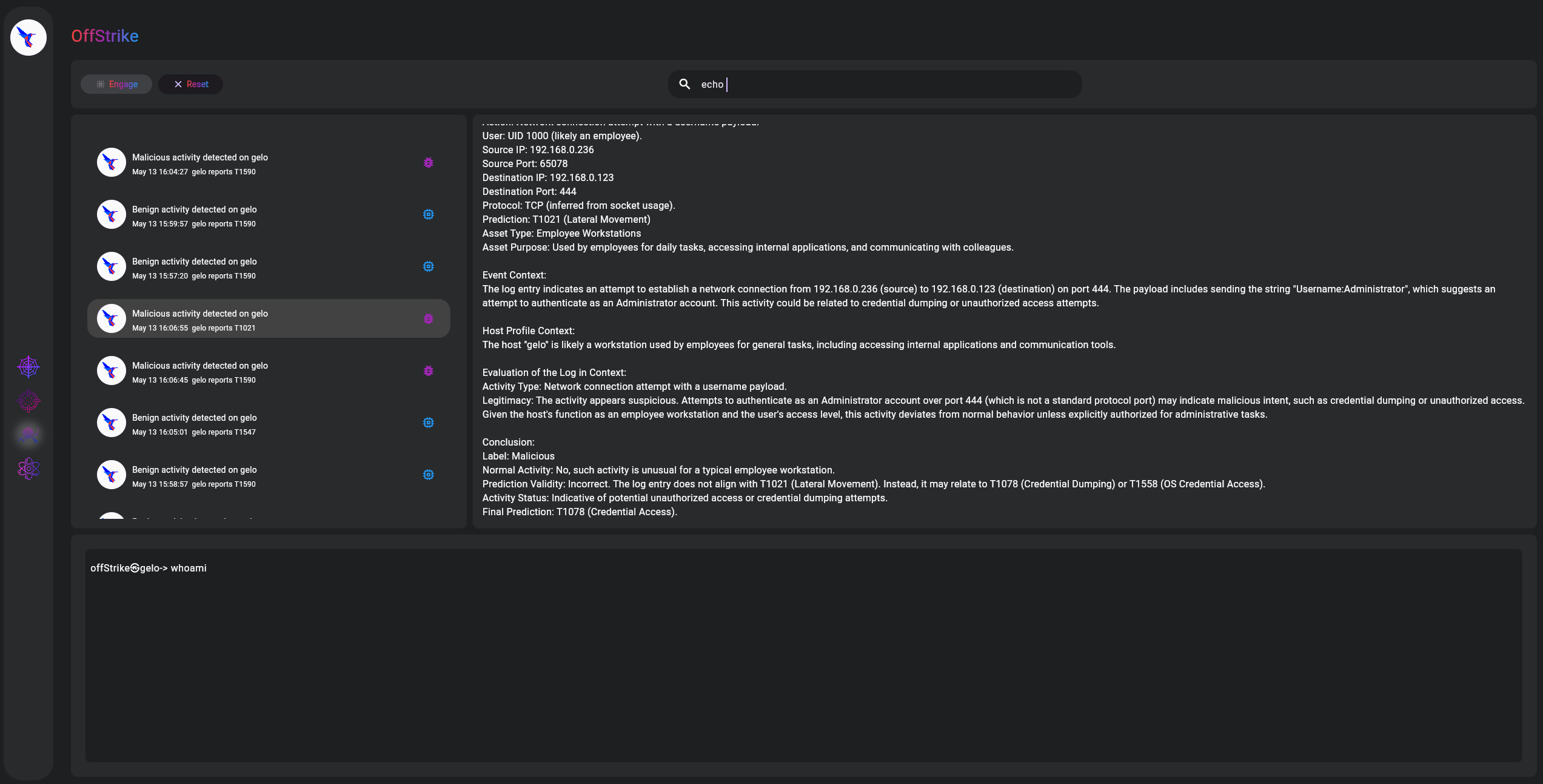 OffStrike C2 Interface
